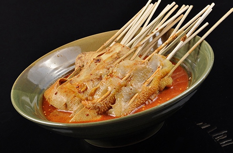 豆皮涮牛肚